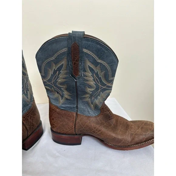 Cody James Elephant Print Western Boot Brown Mens Size 12D Mens